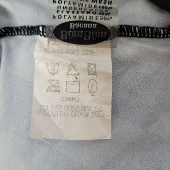 BumBum Bacana Women's Geometric Print Legging Size M/L Blue & Black Cute! - Picture 4 of 7